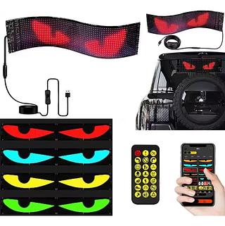 PAINEL LED 9.5X37.5CM CONTROL REMOTO DESENHOS PERSONALIZAVEL DIY