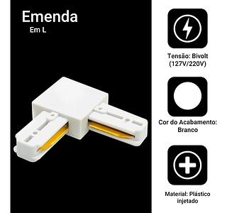 EMENDA DE TRILHO L BRANCO