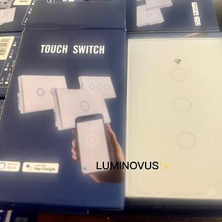 INTERRUPTOR INTELIGENTE 3 TOUCH BRANCA