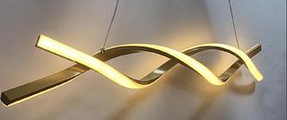 PENDENTE ESPIRAL PRETO 80CM 3500K CD0088P