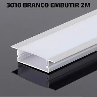 PERFIL 3010 EMBUTIR BRANCO BARRA COM 2M