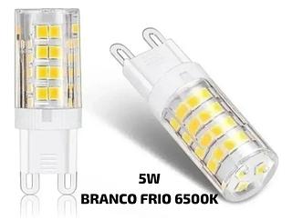 LAMPADA LED HALOPIM G9 5W LUZ BRANCO FRIO