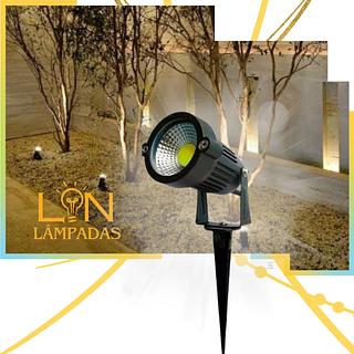 ESPETO JARDIM 5W BIVOLT BRANCO FRIO PROVA D'AGUA