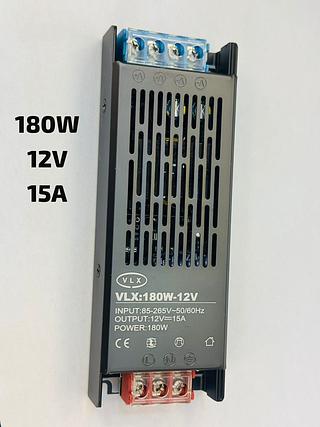 FONTE CHAVEADA SLIM 180W 12V 15A VLX