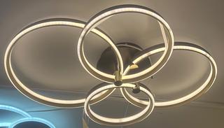 PLAFON MARROM 4 NÍVEL CÍRCULO LED 3200K 130W