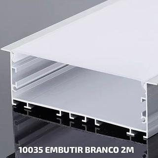 PERFIL 10035 EMBUTIR BRANCO BARRA COM 2M