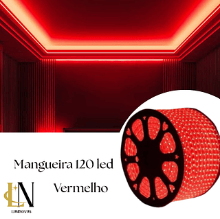 MANGUEIRA 120 LED 127V/220V VERMELHO