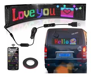 PAINEL LED 60X12CM CONTROL REMOTO DESENHOS PERSONALIZAVEL DIY