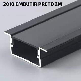 PERFIL 2010 EMBUTIR PRETO BARRA COM 2M