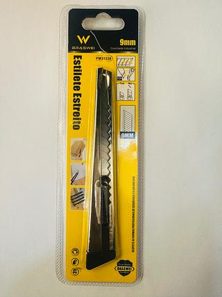 ESTILETE ESTREITO INOX 9MM FM31338