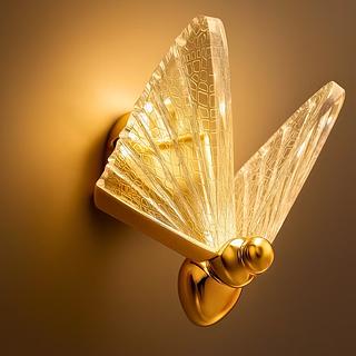 ARANDELA BORBOLETA TRIANGULAR DOURADO 3200K