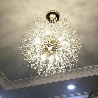 PENDENTE CRISTAL DENTE DE LEÃO 60CM CROMADO P203/600C