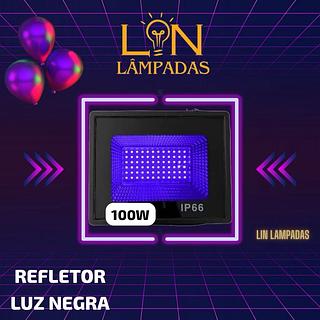 REFLETOR LUZ NEGRA 100W IP66
