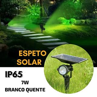 ESPETO JARDIM SOLAR 7W BRANCO QUENTE