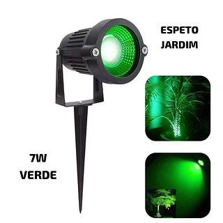 ESPETO JARDIM VERDE 7W BIVOLT PROVA D'ÁGUA