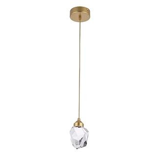 PENDENTE PEDRA CRISTAL DOURADO 7W 3COR DE LUZ SJD-003